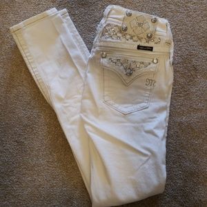 Miss Me White Jeans